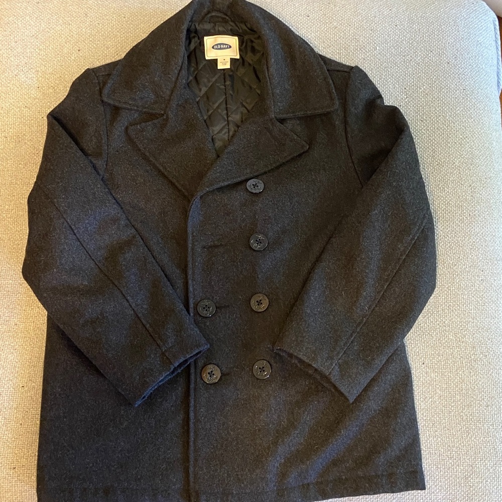 Vintage Old Navy Charcoal Peacoat Size Medium Pre Owned